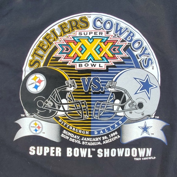 Men's vintage superbowl 30 tee - Picture 1 of 2
